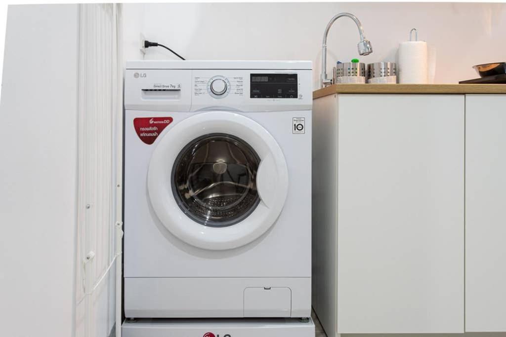 P1 Silom Pan Large Room Full Kitchen Wifi 4-6Pax 방콕 외부 사진