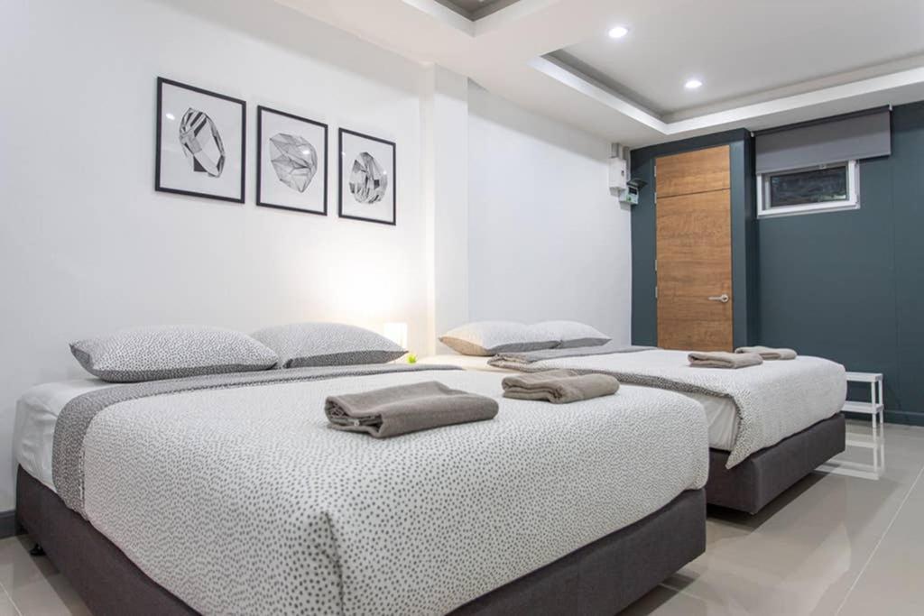 P1 Silom Pan Large Room Full Kitchen Wifi 4-6Pax 방콕 외부 사진