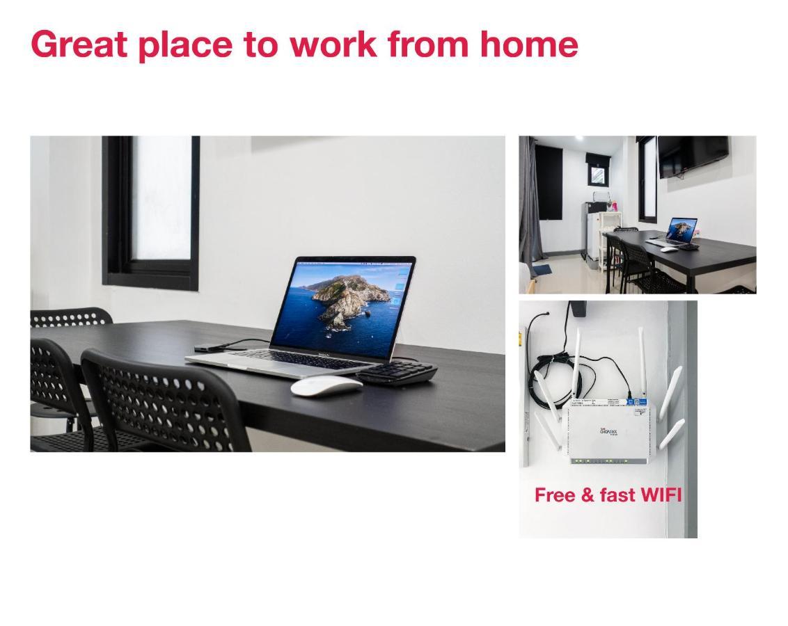 P1 Silom Pan Large Room Full Kitchen Wifi 4-6Pax 방콕 외부 사진